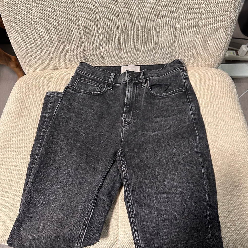 Everlane High Rise Black Jeans